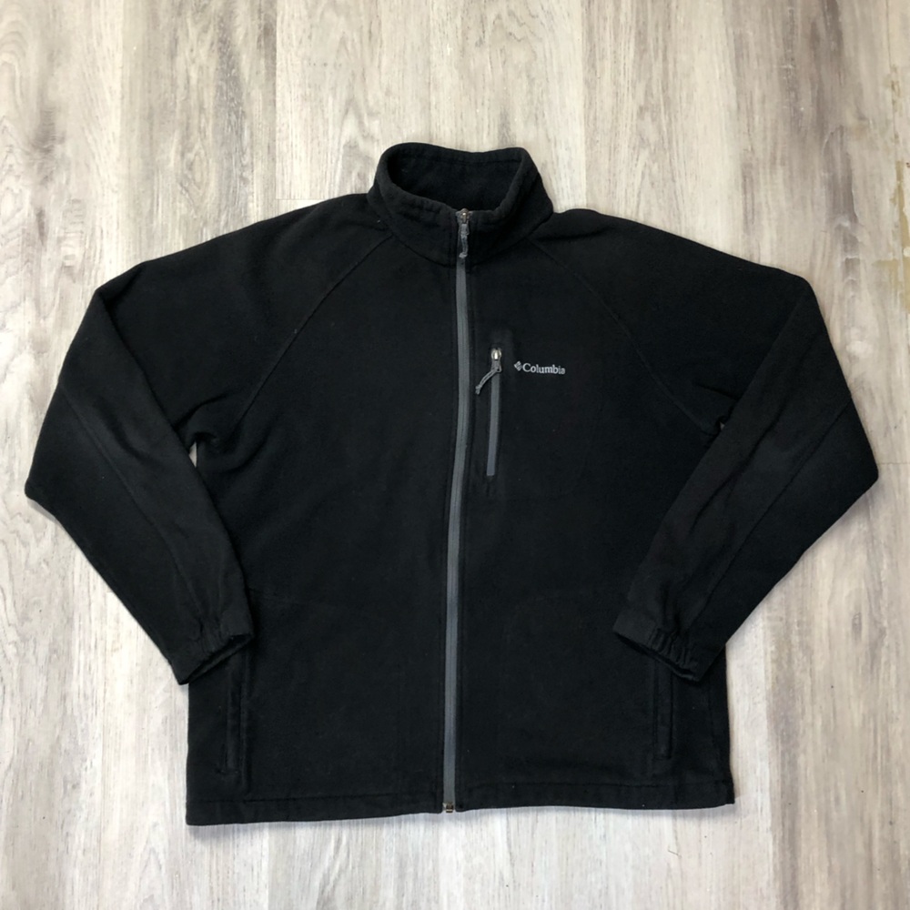 Columbia Black Men's Full-Zip Fleece Jacket
